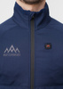 HeatX Heated Grid Fleece Mens M Blue + power banka