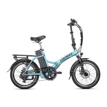 Skladací bicykel Jobobike SAM, menší rám, 20" koleso, modrá