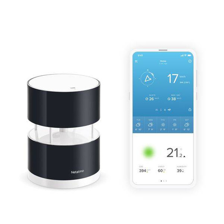 Aplikácia Netatmo Wind Gauge Anemometer Wind Gauge