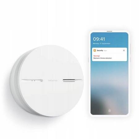 Netatmo Security Smart WiFi Bluetooth detektor dymu